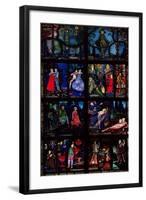 The Geneva Window, Eight Panels Depicting Scenes from Early Irish Literature, 1929-Harry Clarke-Framed Giclee Print