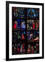 The Geneva Window, Eight Panels Depicting Scenes from Early Irish Literature, 1929-Harry Clarke-Framed Giclee Print