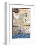 The Genius of Charles Darwin-null-Framed Premium Giclee Print