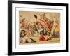 The Genius of France Extirpating Despotism Tyranny and Oppression from the Face of the Earth or the-null-Framed Giclee Print