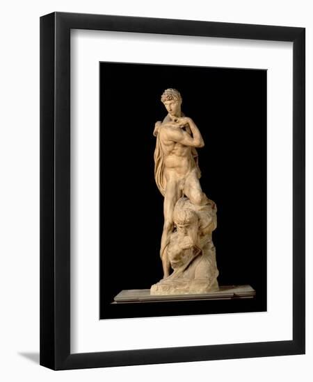 The Genius of Victory, 1532-34-Michelangelo Buonarroti-Framed Giclee Print