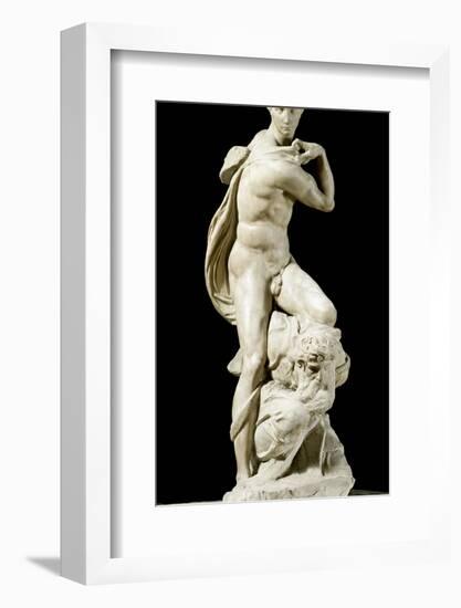 The Genius of Victory, by Michelangelo-null-Framed Photographic Print