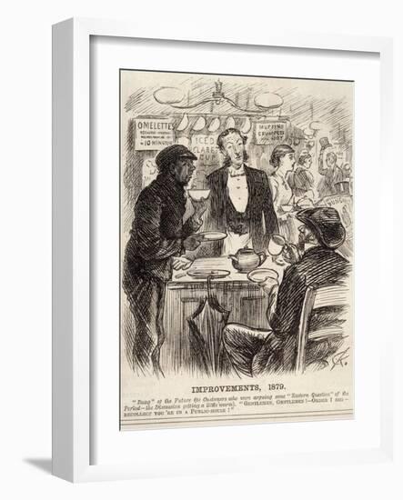 The Genteel English Pub-Charles Keene-Framed Art Print