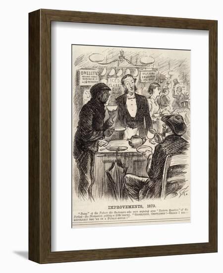 The Genteel English Pub-Charles Keene-Framed Art Print