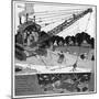 The Gentle Art of Excavating-William Heath Robinson-Mounted Photographic Print