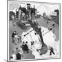 The Gentle Art of Excavating-William Heath Robinson-Mounted Photographic Print