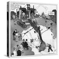 The Gentle Art of Excavating-William Heath Robinson-Stretched Canvas