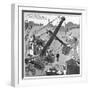 The Gentle Art of Excavating-William Heath Robinson-Framed Art Print