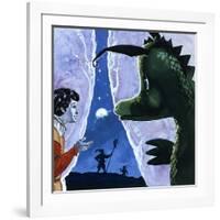 The Gentle Dragon-Gerry Embleton-Framed Giclee Print