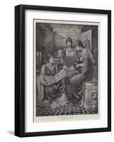 The Gentle Music of the Bygone Day-John Melhuish Strudwick-Framed Giclee Print