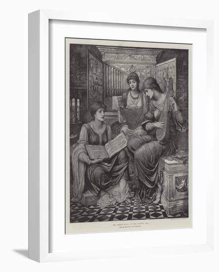 The Gentle Music of the Bygone Day-John Melhuish Strudwick-Framed Giclee Print