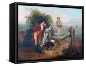 The Gentle Shepherd-Alexander Johnston-Framed Stretched Canvas