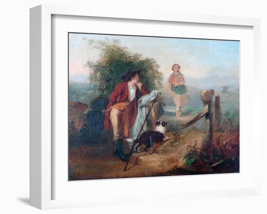 The Gentle Shepherd-Alexander Johnston-Framed Giclee Print