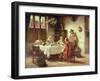 The Gentlemen's Debate-Fritz Wagner-Framed Giclee Print