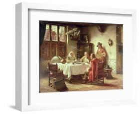 The Gentlemen's Debate-Fritz Wagner-Framed Giclee Print