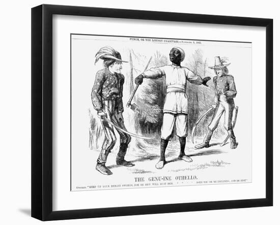 The Genu-Ine Othello, 1861-null-Framed Giclee Print