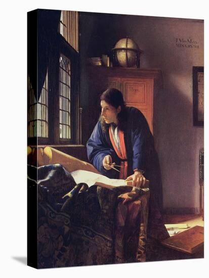 The Geographer, 1668-1669-Johannes Vermeer-Stretched Canvas