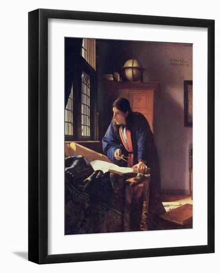 The Geographer, 1668-1669-Johannes Vermeer-Framed Giclee Print