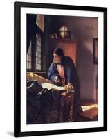 The Geographer, 1668-1669-Johannes Vermeer-Framed Giclee Print