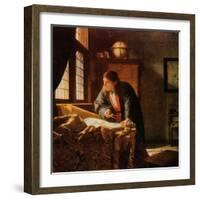 'The Geographer', 1669, (1911)-Jan Vermeer-Framed Giclee Print