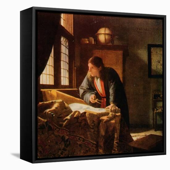 'The Geographer', 1669, (1911)-Jan Vermeer-Framed Stretched Canvas
