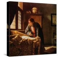 'The Geographer', 1669, (1911)-Jan Vermeer-Stretched Canvas