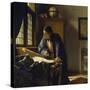 The Geographer. 1669-Johannes Vermeer-Stretched Canvas