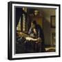 The Geographer. 1669-Johannes Vermeer-Framed Giclee Print