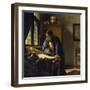 The Geographer. 1669-Johannes Vermeer-Framed Giclee Print