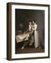 The Geography Lesson (Portrait of Monsieur Gaudry and His Daughte)-Louis-Léopold Boilly-Framed Giclee Print