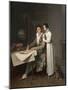 The Geography Lesson (Portrait of Monsieur Gaudry and His Daughte)-Louis-Léopold Boilly-Mounted Giclee Print