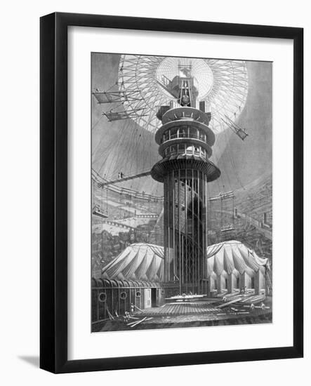 The Geometrical Ascent to the Galleries in the Colosseum, Regent's Park, London, 1823-null-Framed Giclee Print