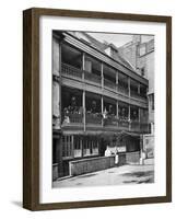 The 'George, 17th Century Inn, Southwark, London, 1926-1927-McLeish-Framed Giclee Print