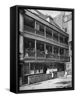 The 'George, 17th Century Inn, Southwark, London, 1926-1927-McLeish-Framed Stretched Canvas