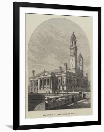 The George a Clark Townhall, Paisley-Frank Watkins-Framed Giclee Print