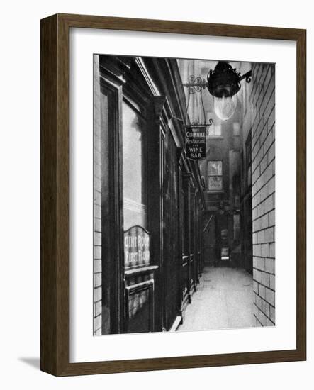 The 'George and Vulture' Tavern, London, 1926-1927-Taylor-Framed Giclee Print