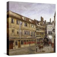 The George Inn, Borough High Street, Southwark, London, 1880-John Crowther-Stretched Canvas