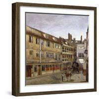 The George Inn, Borough High Street, Southwark, London, 1880-John Crowther-Framed Giclee Print