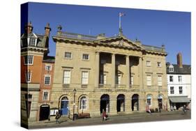 The Georgian Facade of the Town Hall and Butter Market Shopping Arcade-Stuart Forster-Stretched Canvas