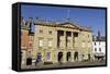 The Georgian Facade of the Town Hall and Butter Market Shopping Arcade-Stuart Forster-Framed Stretched Canvas