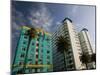 The Georgian Hotel and Beach Condos, Santa Monica, Los Angeles, California-Walter Bibikow-Mounted Photographic Print