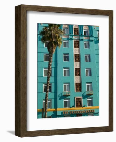 The Georgian Hotel, Santa Monica, Los Angeles, California-Walter Bibikow-Framed Photographic Print