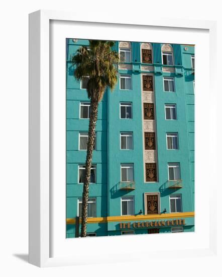 The Georgian Hotel, Santa Monica, Los Angeles, California-Walter Bibikow-Framed Photographic Print