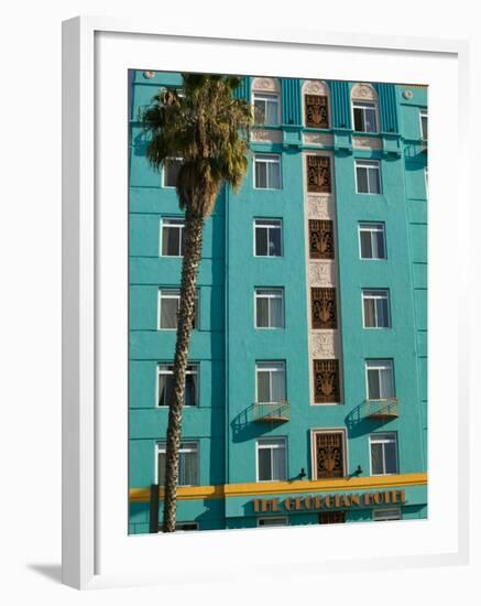 The Georgian Hotel, Santa Monica, Los Angeles, California-Walter Bibikow-Framed Photographic Print