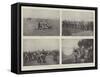 The German Army Manoeuvres in Westphalia-null-Framed Stretched Canvas