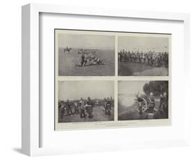 The German Army Manoeuvres in Westphalia-null-Framed Giclee Print