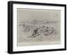 The German Army Manoeuvres, Infantry Resisting a Cavalry Charge-Melton Prior-Framed Giclee Print
