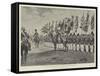 The German Army Manoeuvres Near Stettin-null-Framed Stretched Canvas