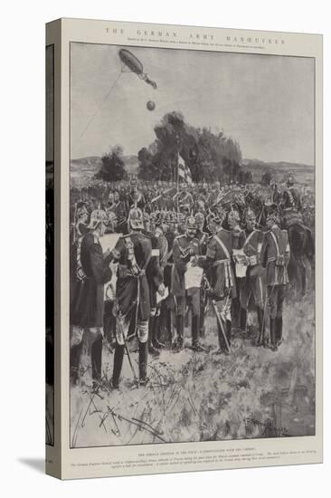 The German Army Manoeuvres-Henry Charles Seppings Wright-Stretched Canvas