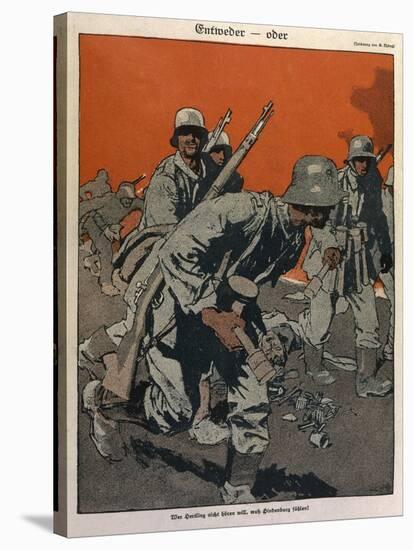 The German Army on the Western Front Makes Its Final Effort-Eduard Thony-Stretched Canvas